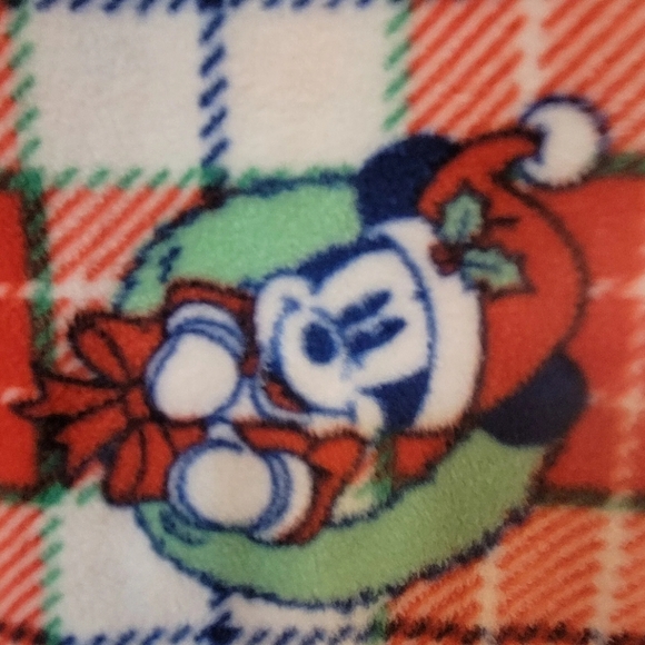 Briefly Stated Kids' Mickey Mouse Matching Family Pajamas Set Red Disney Fleece - Picture 3 of 4